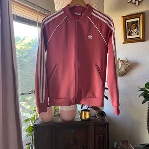 PINK ADIDAS TRACK JACKET